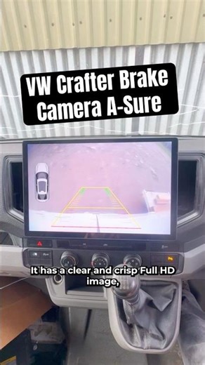 A-Sure Brake Camera VW Crafter #asure #vwcrafter ‪@AsureTech‬