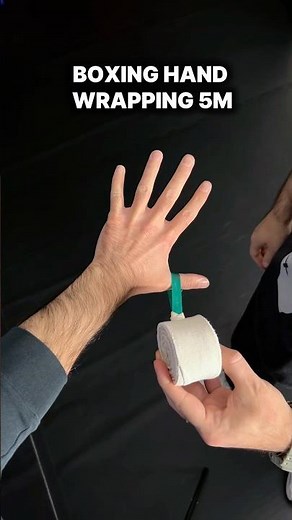 5 meter boxing hand wrap tutorial ✔️ #boxing #boxer #boxingcoach #boxingtraining #boxingwraps