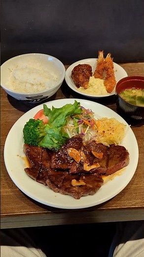 洋食の朝日 神戸・西元町の人気洋食店でビーフステーキと海老フライ・クリームコロッケ #神戸ランチ