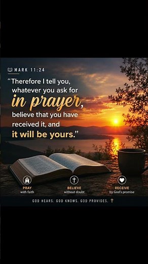 Mark 11:24 Explained | Pray with Faith and Believe God's Promises ✝️🙏
