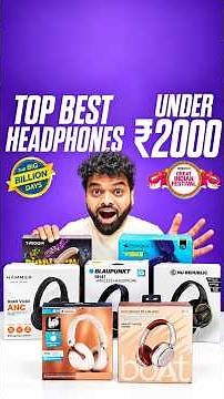 Best Bluetooth Headphones Under 2000 – Only 4 Worth Buying!