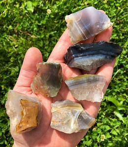 Raw Agate Stone - Rough Agate Crystal - Natural Agate Stone - Raw Crystals and Stones - Agate Raw - Natural Crystals - Crystal Agate - Etsy