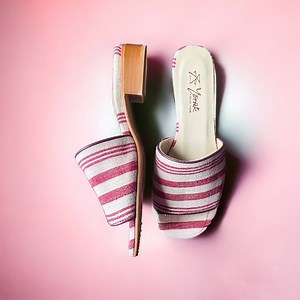 Open Toe Slide Sandals, Linen Boho Shoe, Daily Sandals, Summer Flats, Women Loafers, Square Toe Heels, Low Heel Sandals, Low Block Heels - Etsy