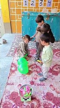 Funny balloon jump game#ukgameshow #shortgameplay#cutebaby #ballongame#youtubeshorts #kidsgame#funny