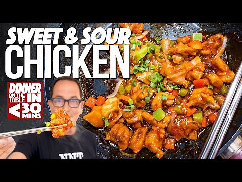 THE ULTIMATE SWEET & SOUR (AND SPICY!) CHICKEN AT HOME | SAM THE COOKING GUY