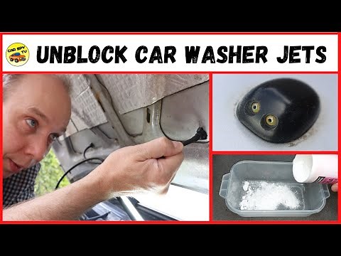 How To Unblock Car Washer Jets (Clean Windscreen Washer Jets)