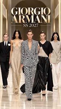 ARMANI SS27: ЭВОЛЮЦИЯ КЛАССИКИ