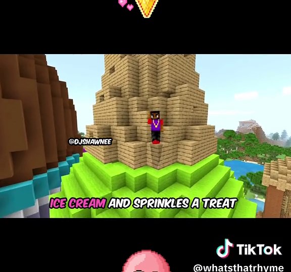Ice Cream Song, but its Minecraft #foryou #fypシ #fypシ゚ #djshawnee #whatsthatrhyme #icecream #minecraft
