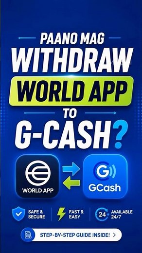 World App to Gcash Withdrawal (NEW UPDATE 2026) #worldapp