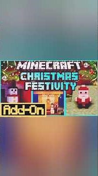 Minecraft bedrock add-on Christmas Festivity