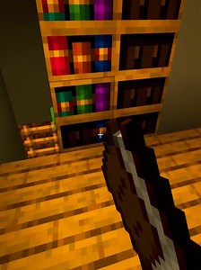 Minecraft secret bookshelf door tutorial