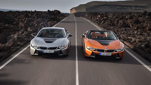 New BMW i8 plug-in hybrid adds roadster variant, and power