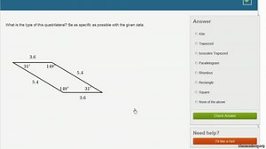 Quadrilateral types
