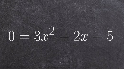 Solve by factoring when a is greater than one