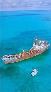 Unbelievable Drone Views of La Famille Shipwreck! #travelblog #travel #familyvlog #drone
