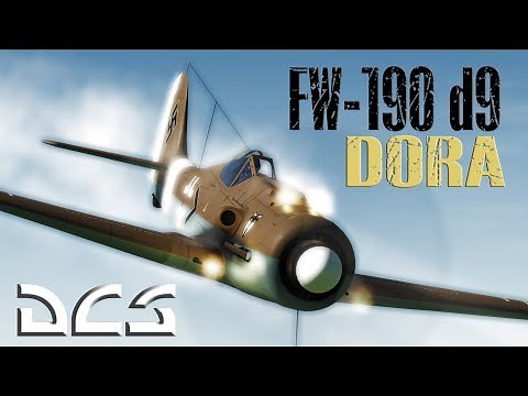 DCS: Fw-190 Dora Afrika Korps Vs Spitfire MK.IX Dogfight