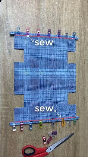 Sewing Tissue Box Cover - Tutorial #shorts