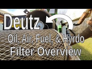 Deutz Fahr D4506 Tractor – Oil, Fuel, Air, and Hydraulic Filter Overview with P/N’s