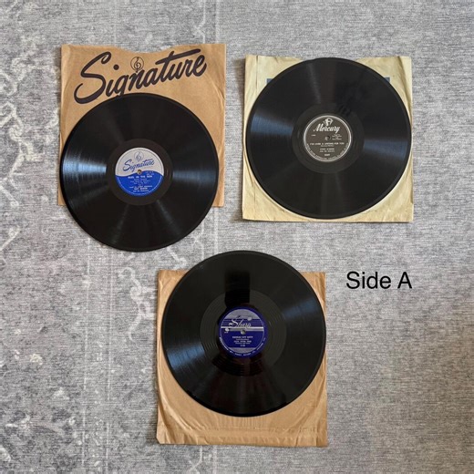 Vintage 78 RPM Shellac Records X 3, 1940’s, Playtested Fine - Etsy