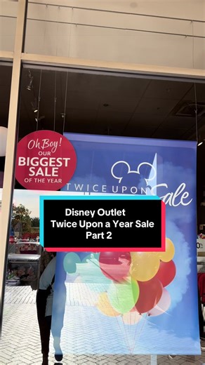 Incredible Discounts at Disney Outlet's Twice Upon a Year Sale