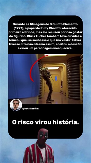 Chris Tucker Achou que o Figurino Era Exagerado Demais 😳 | The Fifth Element