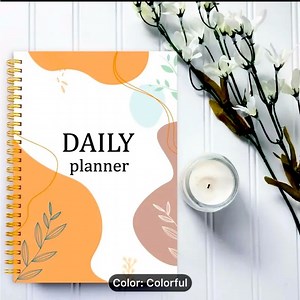 Daily Planner Undated Schedule Notebook To Boost Productivity 5.8” x 8”