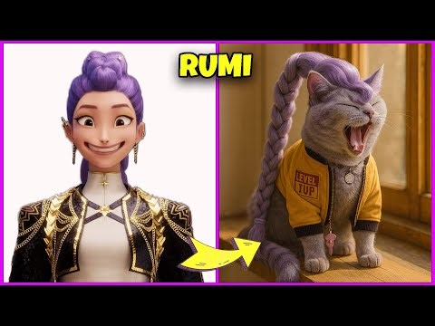 KPOP Demon Hunters As PETS + Guess The Voice Quiz | Rumi, Zoey, Mira, Jinu, Mystery Saja