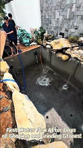 Building a Koi Pond - Day 15: The Waterfall is Up!