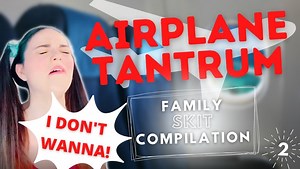 677K views · 19K reactions | Family's Stories Skit Compilation ‍‍ Airplane Tantrum, Flying Unaccompanied, Making a Monster (Workaholic), and Drinking Guacamole | Jessica Vanel | Facebook