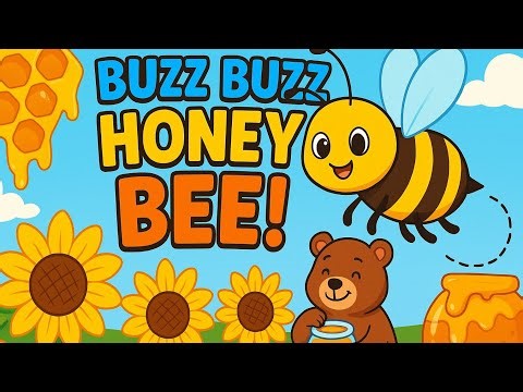 Honey Bee's Sweet Adventure 🐝 | nursery rhymes | educational video for kindergarten | best cartoon