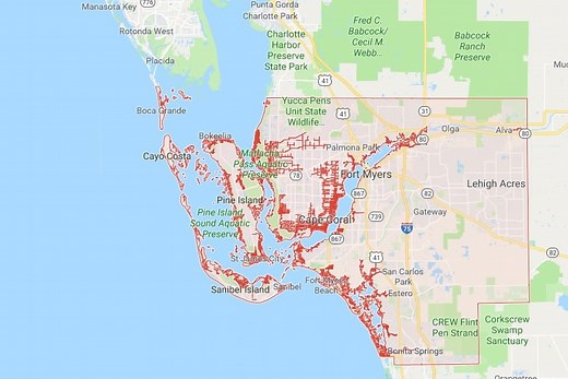 Sinkholes in Lee County, FL | Florida Sinkholes | Interactive Sinkhole Maps