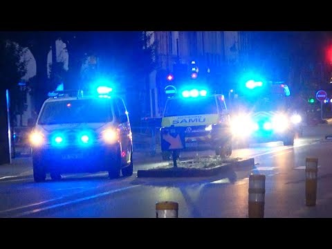 [WAIL] Convoi Police Nationale + SAMU 35 + Pompiers Rennes en urgence // Rennes Emergency convoy