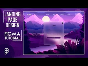 Figma Tutorial: Animated Landing Page with Login and Register