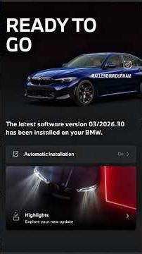 HOW TO BMW - Remote Software Upgrade through the My BMW App! #bmw #mybmwapp