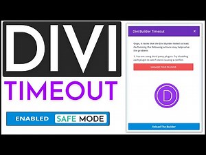 How to Fix Divi Builder Timeout Error Message