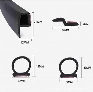 [Hot Item] Customized Waterproof Self Adhesive EPDM Rubber Foam Car Door Seal Strip