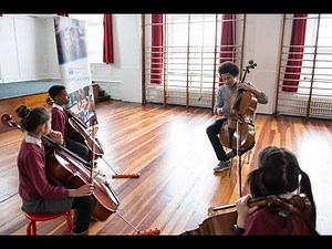 Sheku Kanneh-Mason visits Jessop Primary School