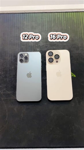 iPhone 12 Pro Vs iPhone 16 Pro || Speed Test #shorts