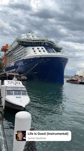The Celebrity Edge cruise ship at the Port station | Gina Agustin