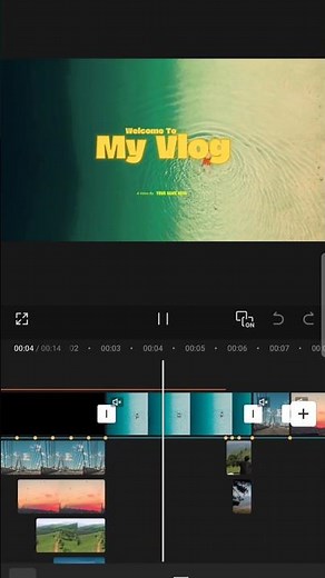Vlog intro template in #CAPCUT