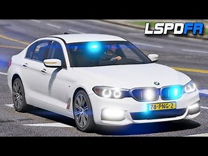 [GTA 5 MODS-LSPDFR] BAC - BMW 540i - POLICE NATIONALE #44