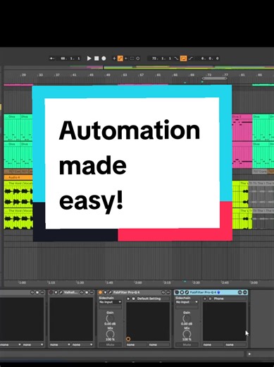 Automation made easy in Ableton! #ableton #MusicProduction #AbletonLive #AbletonLive #automation @Ableton