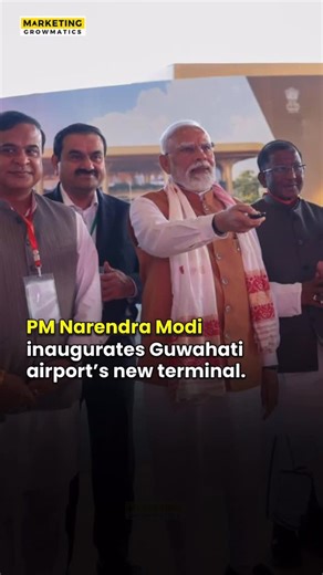Startup | Marketing on Instagram: "India’s first nature-themed airport, inaugurated by PM Narendra Modi in Guwahati. Built around bamboo, orchids, and Assam’s rich culture — this terminal blends nature, technology, and future-ready design like never before. From sky forests to smart check-ins, this is how India’s infrastructure is evolving. #AdaniGuwahatiAirport #IndianInfrastructure #Gautamadani #PMmodi #IndiaRising"