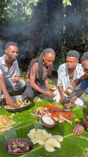 Friends | lunch in the forest | Musa Herry