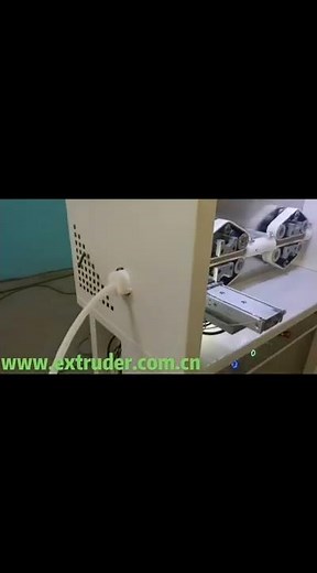 Corrugated medical tube extrusion line