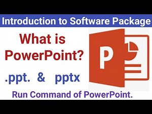 What is powerpoint ? II What is the Run Command and Extension of MS PowerPoint II