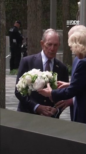 King Charles and Queen Camilla visit 9/11 Memorial