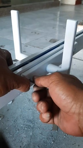 Upvc windows lock fitting #upvc #windows | Aluminium Craft
