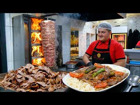 How Turkish Beef Doner Is Made! Inside a Local Turkish Restaurant