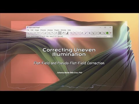 FIJI (ImageJ): Correcting Uneven Illumination [Flat-field and Pseudo Flat-field Correction]